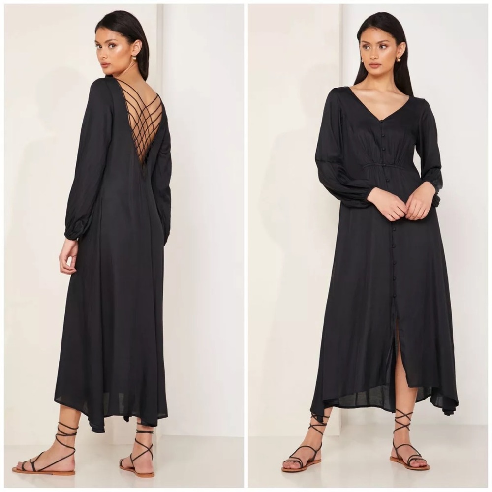 FREE PEOPLE Later Days Midi Dress